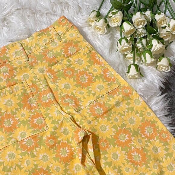 ZARA SUNFLOWER MARINE DENIM JEANS - Picture 7 of 15